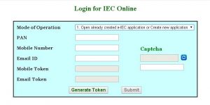 Login to IEC Online