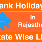 Bank Holidays In Rajasthan