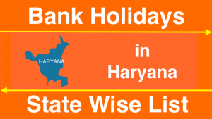 Bank Holidays in Haryana