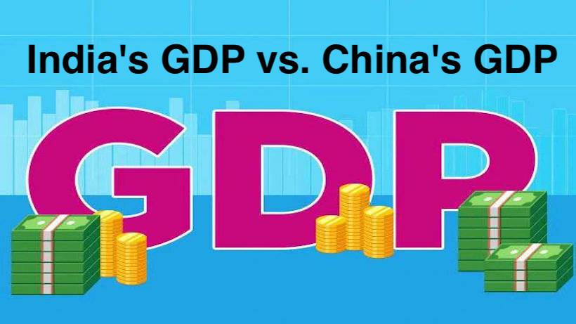 India's GDP vs. China's GDP