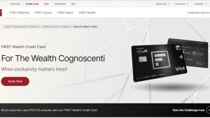 IDFC first wealth credit card new