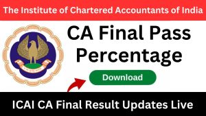 CA Final Pass Percentage