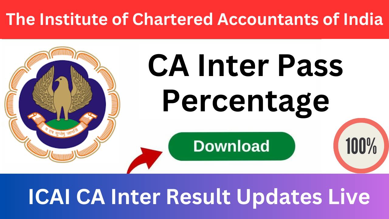 CA Inter Pass Percentage