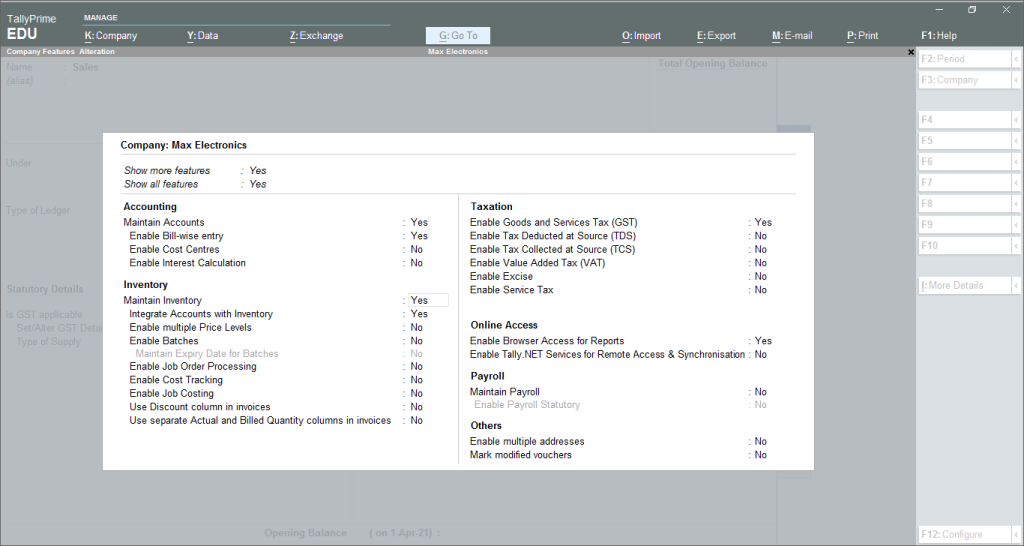 How to Create Ledgers in Tally image 4