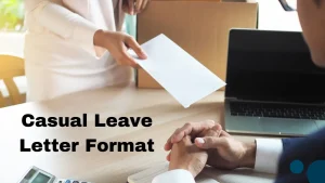 Casual Leave Letter Format